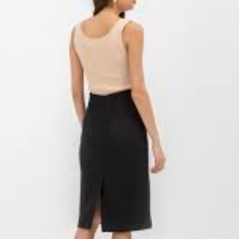 JAX TWO TONE STUDDED EMBELLISHMENTS TOP SLEEVELESS WOMEN"S DRESS